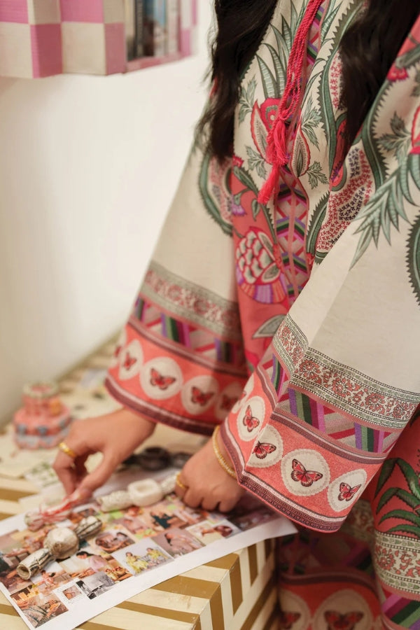 Pink Floral Printed Co-ord Set for Women