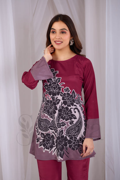 Dark Maroon Corset For Women
