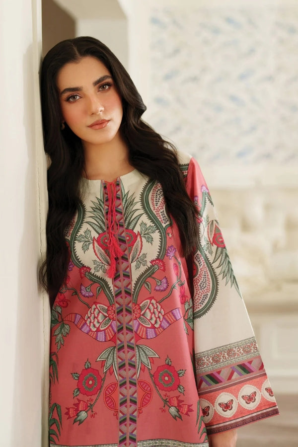 Pink Floral Printed Co-ord Set for Women
