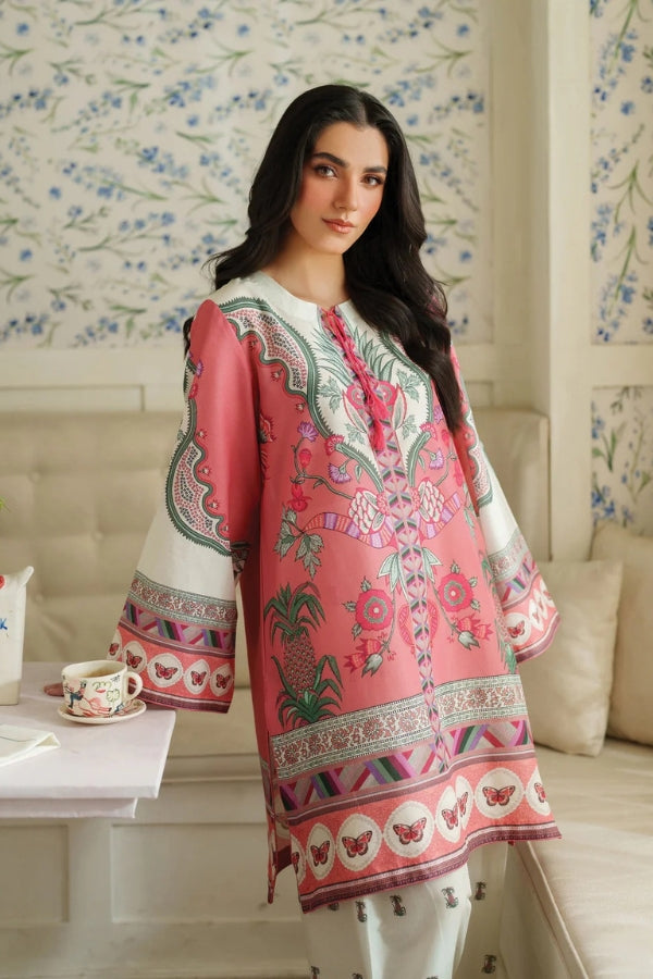 Pink Floral Printed Co-ord Set for Women