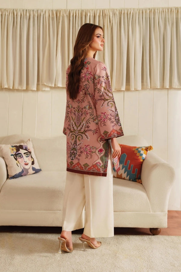 Trendy Pink Floral Co-ord Set for Women – Casual & Festive Look