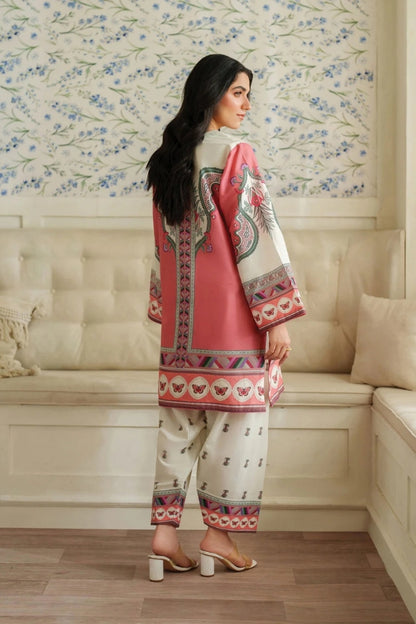 Pink Floral Printed Co-ord Set for Women