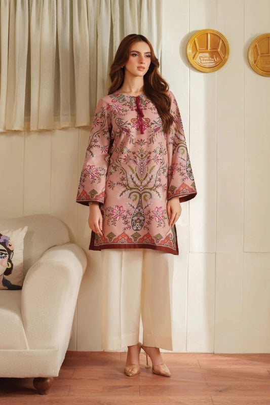 Trendy Pink Floral Co-ord Set for Women – Casual & Festive Look