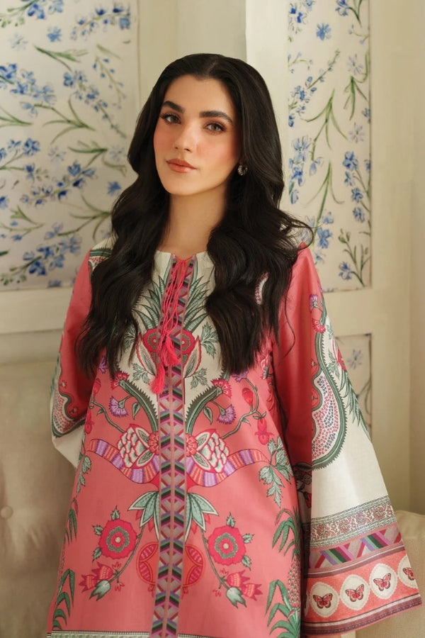 Pink Floral Printed Co-ord Set for Women