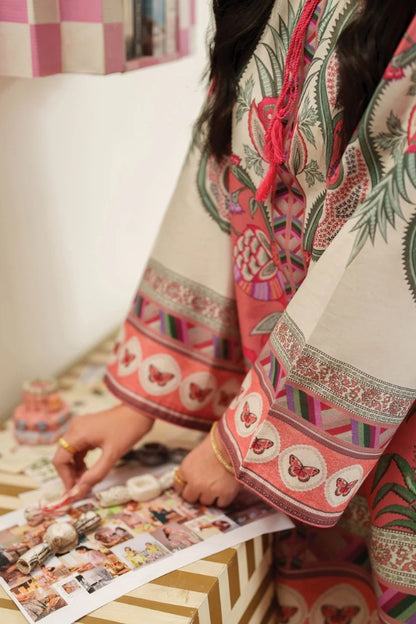 Pink Floral Printed Co-ord Set for Women
